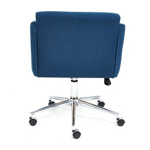 Офисное кресло MILAN хром флок, синий, арт.13948 в Перми - предосмотр 4