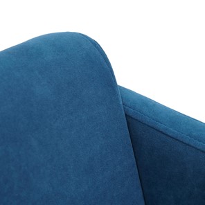 Офисное кресло MILAN хром флок, синий, арт.13948 в Перми - предосмотр 5