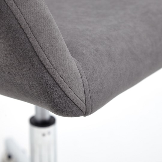 Кресло MODENA хром флок, серый, арт.14232 в Перми - изображение 6