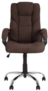 Офисное кресло MORFEO (CHR68) ткань SORO-28, коричневая в Чайковском