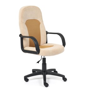 Офисное кресло PARMA флок/ткань, бежевый/бронза, арт.15022 в Перми