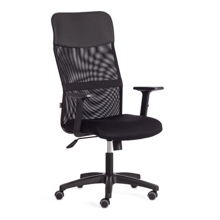 Кресло офисное PRACTIC PLT ткань/кож/зам, черный, арт.20536 в Перми - изображение
