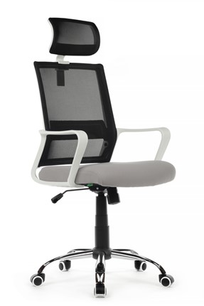 Кресло офисное RCH 1029HW, серый/черный в Перми - изображение
