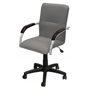 Офисное кресло Самба-лифт СРП-034 Люкс серый/венге в Перми - предосмотр