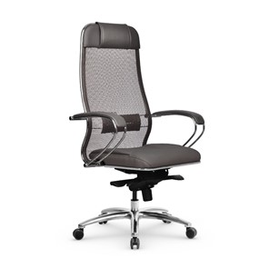 Офисное кресло Samurai SL-1.04 MPES Светло-коричневый / Серый в Перми - предосмотр