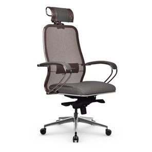 Офисное кресло Samurai SL-2.041 MPES Светло-Коричневый / Серый в Перми - предосмотр