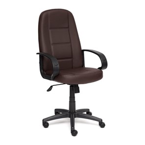 Компьютерное кресло СН747 кож/зам, коричневый, арт.2558 в Перми
