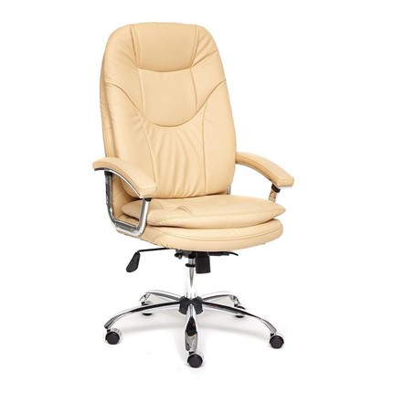 Офисное кресло SOFTY LUX  кож/зам, бежевый, арт.12901 в Перми - изображение