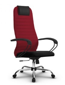 Компьютерное кресло SU-BK130-10 CH красный/черный в Перми