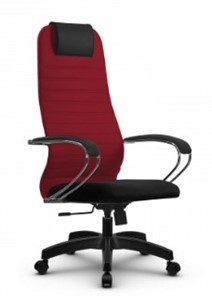 Кресло компьютерное SU-BK131-10 PL красный/черный в Перми