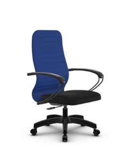 Кресло компьютерное SU-CK130-10P PL синий/черный в Чайковском