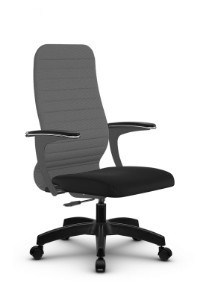 Кресло офисное SU-CU160-10P PL серый/черный в Чайковском