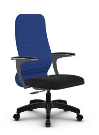Кресло офисное SU-CU160-10P PL синий/черный в Перми