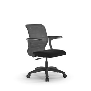Компьютерное кресло SU-M-4/подл.160/осн.005 темно-серый/черный в Перми