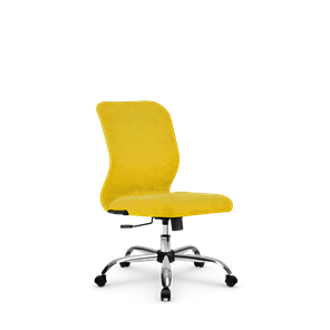 Кресло компьютерное SU-Mr-4/подл.000/осн.003 желтый в Перми