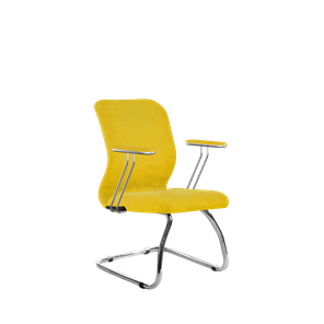 Кресло компьютерное SU-Mr-4/подл.078/осн.007 желтый в Перми