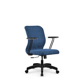 Кресло компьютерное SU-Mr-4/подл.110/осн.001 светло-синий в Перми
