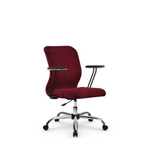 Офисное кресло SU-Mr-4/подл.110/осн.006 красный в Перми