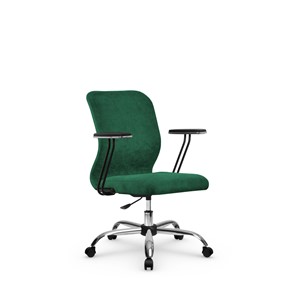 Кресло компьютерное SU-Mr-4/подл.110/осн.006 зеленый в Перми