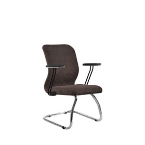 Кресло компьютерное SU-Mr-4/подл.110/осн.007 темно-коричневый в Перми