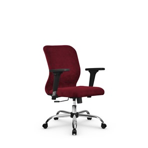 Офисное кресло SU-Mr-4/подл.200/осн.003 красный в Перми