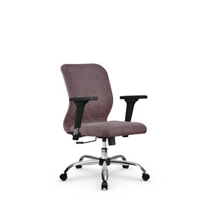 Офисное кресло SU-Mr-4/подл.200/осн.003 темно-розовый в Перми