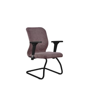 Кресло офисное SU-Mr-4/подл.200/осн.008 темно-розовый в Перми