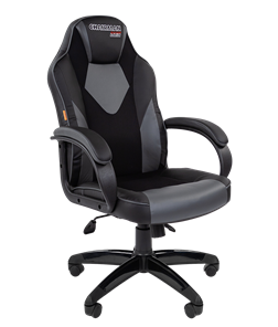 Кресло компьютерное CHAIRMAN GAME 17, цвет черный / серый в Березниках