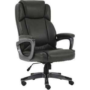Кресло офисное Brabix Premium Favorite EX-577 (пружинный блок, рециклированная кожа, серое) 531935 в Перми - предосмотр