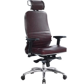 Офисное кресло Samurai KL-3.04, темно-бордовый в Соликамске