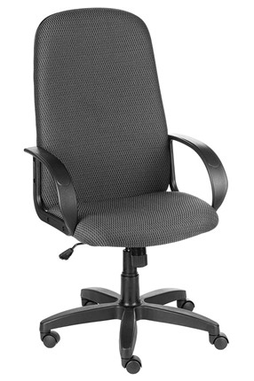 Кресло компьютерное Амбасадор JP15/1 серый ромбик в Перми - изображение