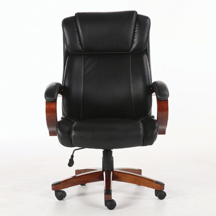 Компьютерное кресло Brabix Premium Magnum EX-701 (дерево, рециклированная кожа, черное) 531827 в Перми - изображение