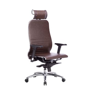 Кресло офисное Samurai K-3.04 темно-коричневый в Перми - предосмотр