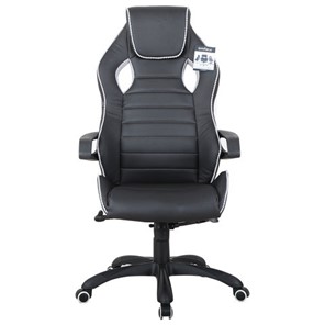 Офисное кресло Brabix Techno Pro GM-003 (экокожа, черное/серое, вставки серые) в Перми - предосмотр