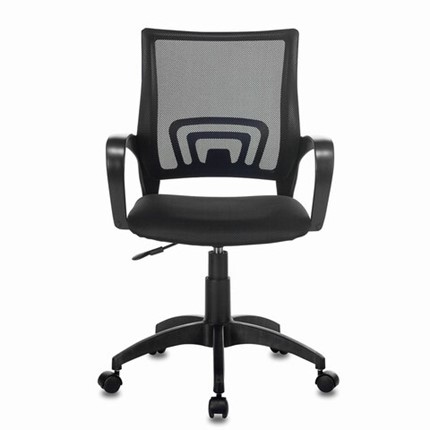 Офисное кресло Brabix Fly MG-396 (с подлокотниками, сетка, черное) 532083 в Кунгуре - изображение