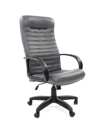 Офисное кресло CHAIRMAN 480 LT, экокожа, цвет серый в Перми - изображение