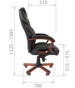 Офисное кресло CHAIRMAN 406, коричневый в Перми - предосмотр 5