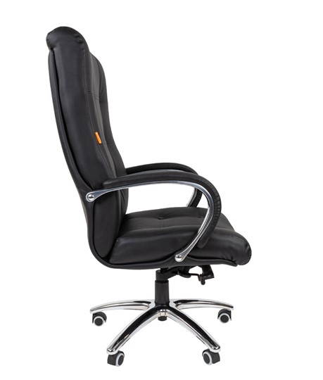 Офисное кресло CHAIRMAN 424 Кожа черная в Перми - изображение 3