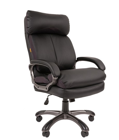 Компьютерное кресло CHAIRMAN 505 Экокожа черная в Перми - изображение 1
