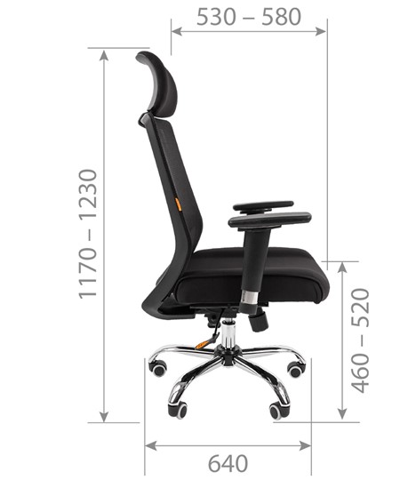 Компьютерное кресло CHAIRMAN 555 LUX в Перми - изображение 5