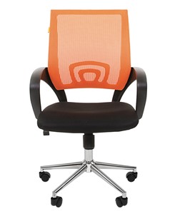 Кресло офисное CHAIRMAN 696 CHROME Сетка TW-66 (оранжевый) в Перми - предосмотр 2