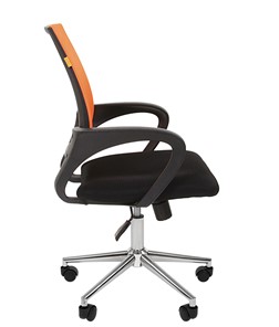 Кресло офисное CHAIRMAN 696 CHROME Сетка TW-66 (оранжевый) в Перми - предосмотр 3