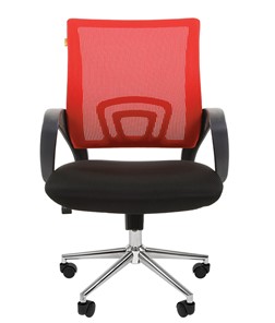 Компьютерное кресло CHAIRMAN 696 CHROME Сетка TW-69 (красный) в Перми - предосмотр 2