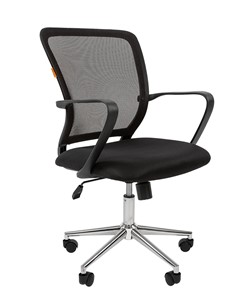 Кресло офисное CHAIRMAN 698 CHROME new Сетка TW-01 (черная) в Перми
