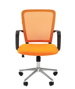 Компьютерное кресло CHAIRMAN 698 CHROME new Сетка TW-66 (оранжевый) в Березниках - предосмотр 2