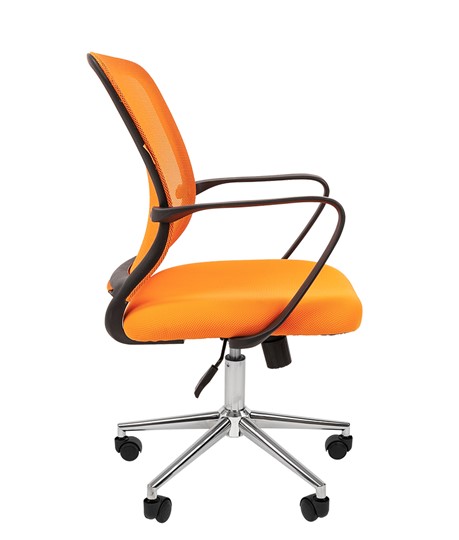 Компьютерное кресло CHAIRMAN 698 CHROME new Сетка TW-66 (оранжевый) в Березниках - изображение 3