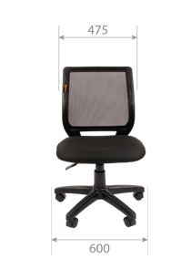 Компьютерное кресло CHAIRMAN 699 Б/Л Сетка TW-01(черный) в Перми - предосмотр 4