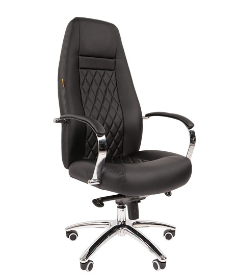 Офисное кресло CHAIRMAN 950 Экокожа черная в Перми - изображение 1