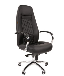 Офисное кресло CHAIRMAN 950 Экокожа черная в Перми