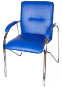 Офисный стул Самба СРП-036МП Люкс  голубой в Перми